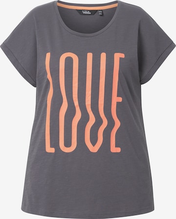 Ulla Popken T-Shirt in Grau: Vorderseite