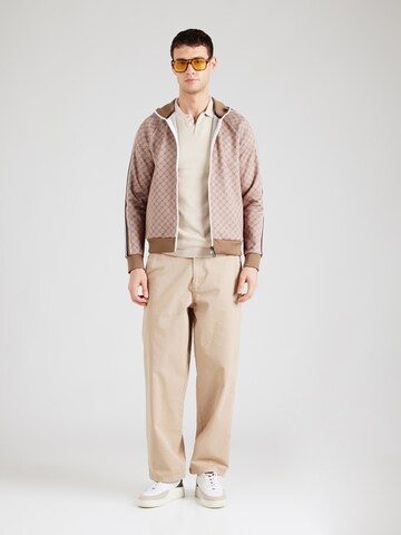 JOOP! Sweatvest 'Tajan' in Bruin