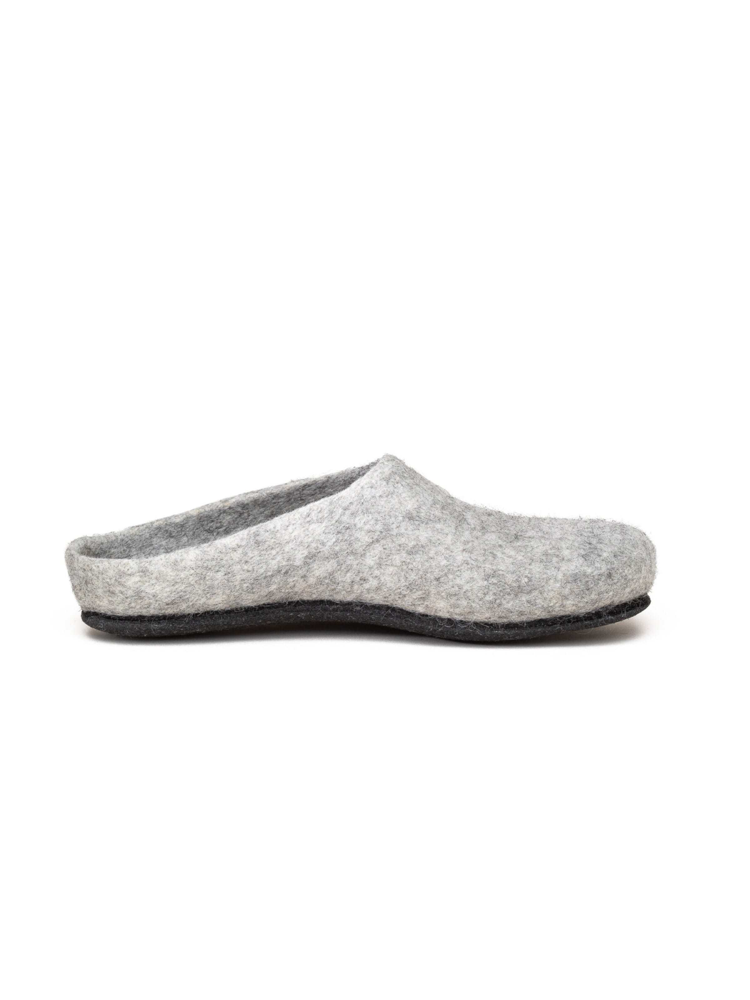 MagicFelt Hausschuh 'Filzpantoffel AT 719'‌‌‌ in Grau: Vorderseite