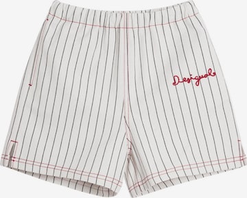 Desigual Loosefit Housut värissä valkoinen: etupuoli