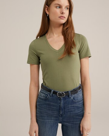 T-shirt WE Fashion en vert