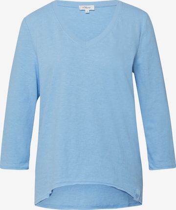 s.Oliver Shirt in Blau: Vorderseite