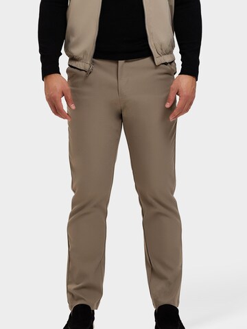 Richesse Regular Chino 'ESSENTIALS SMARTS PANTS CAMEL' in Beige