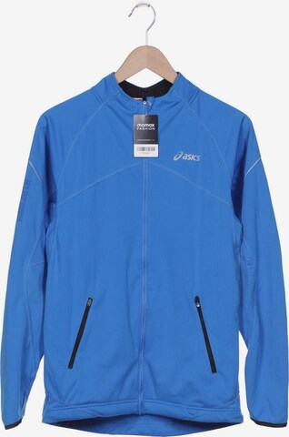 ASICS Sweatshirt & Zip-Up Hoodie in S in Blue: front