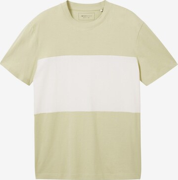 T-Shirt TOM TAILOR DENIM en beige : devant