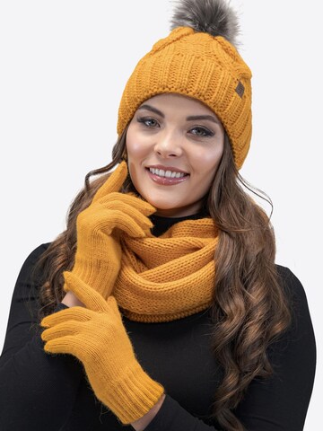 Écharpe tube '7103' Vivisence en jaune