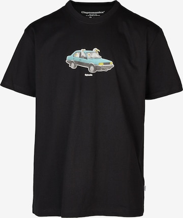 Cleptomanicx Shirt 'Carsharing' in Black: front