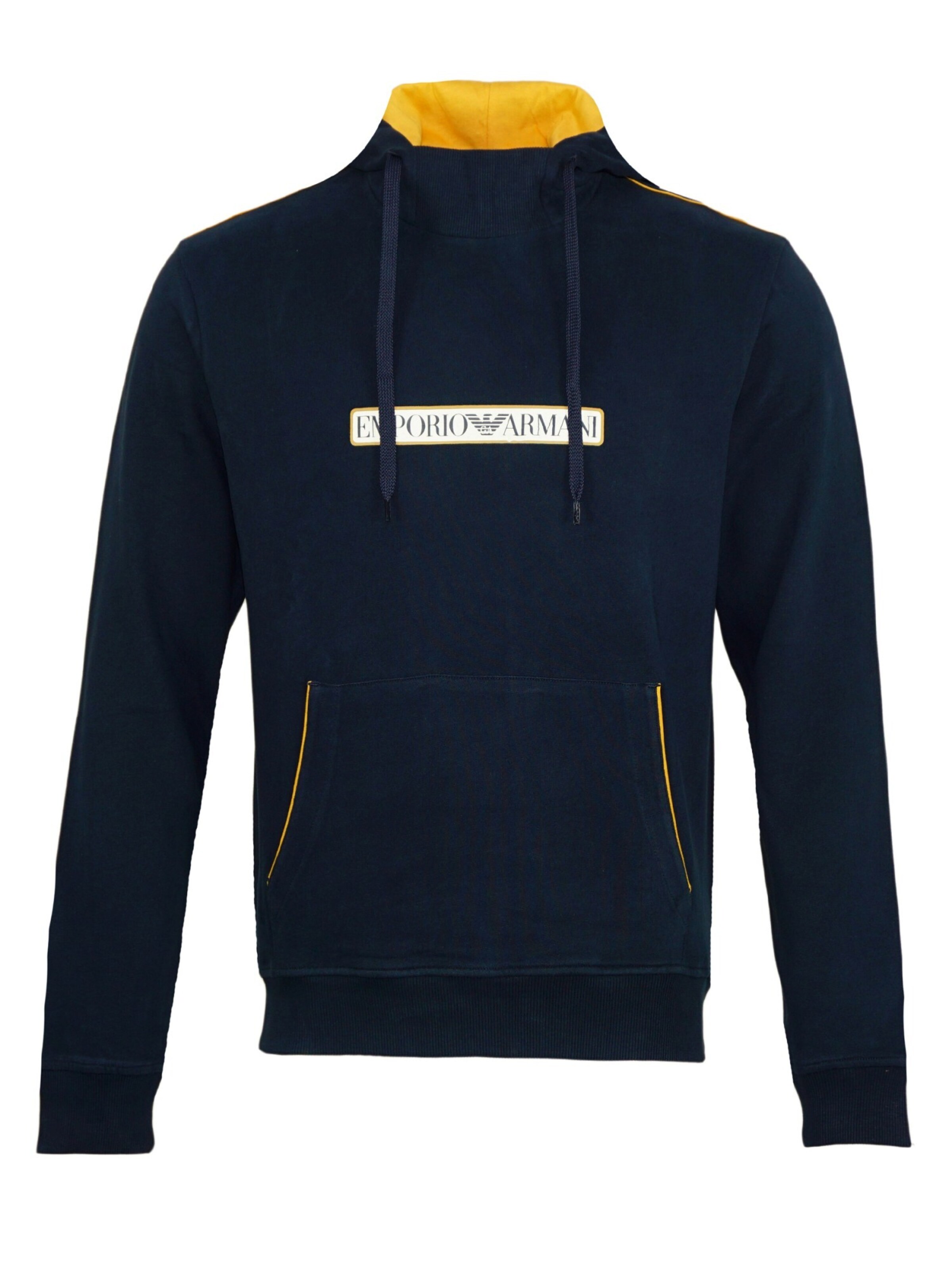 Felpa di Emporio Armani in blu: frontale