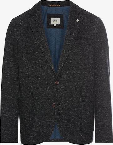 CAMEL ACTIVE Regular Fit 2-Knopf Sakko in melierter Optik in Schwarz: Vorderseite