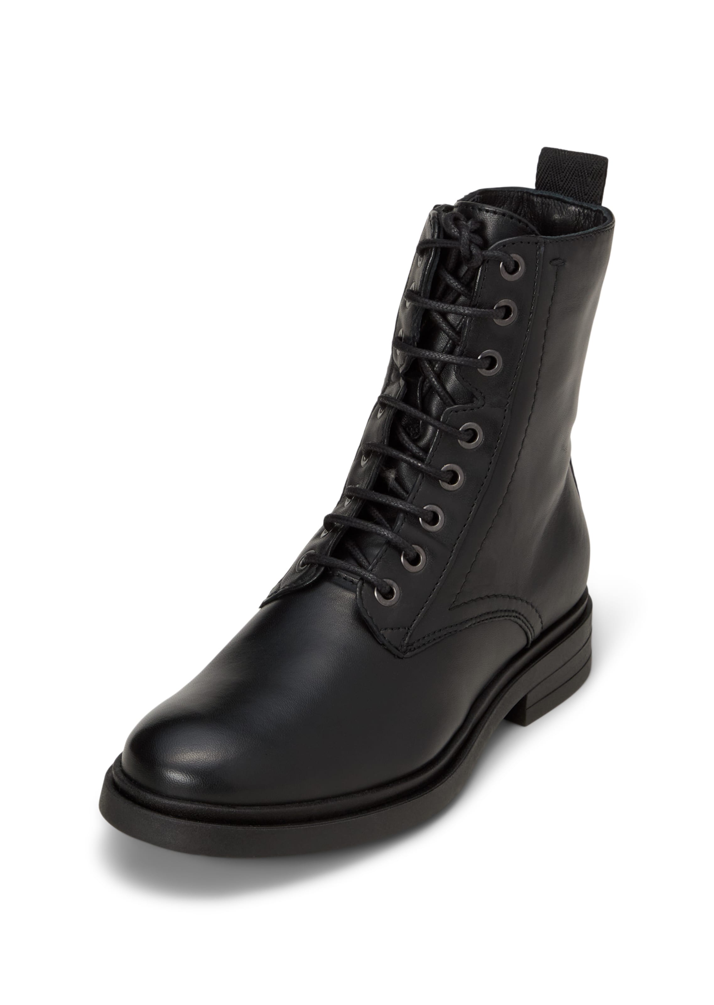 Marc O'Polo Schnürstiefel in Schwarz: Vorderseite