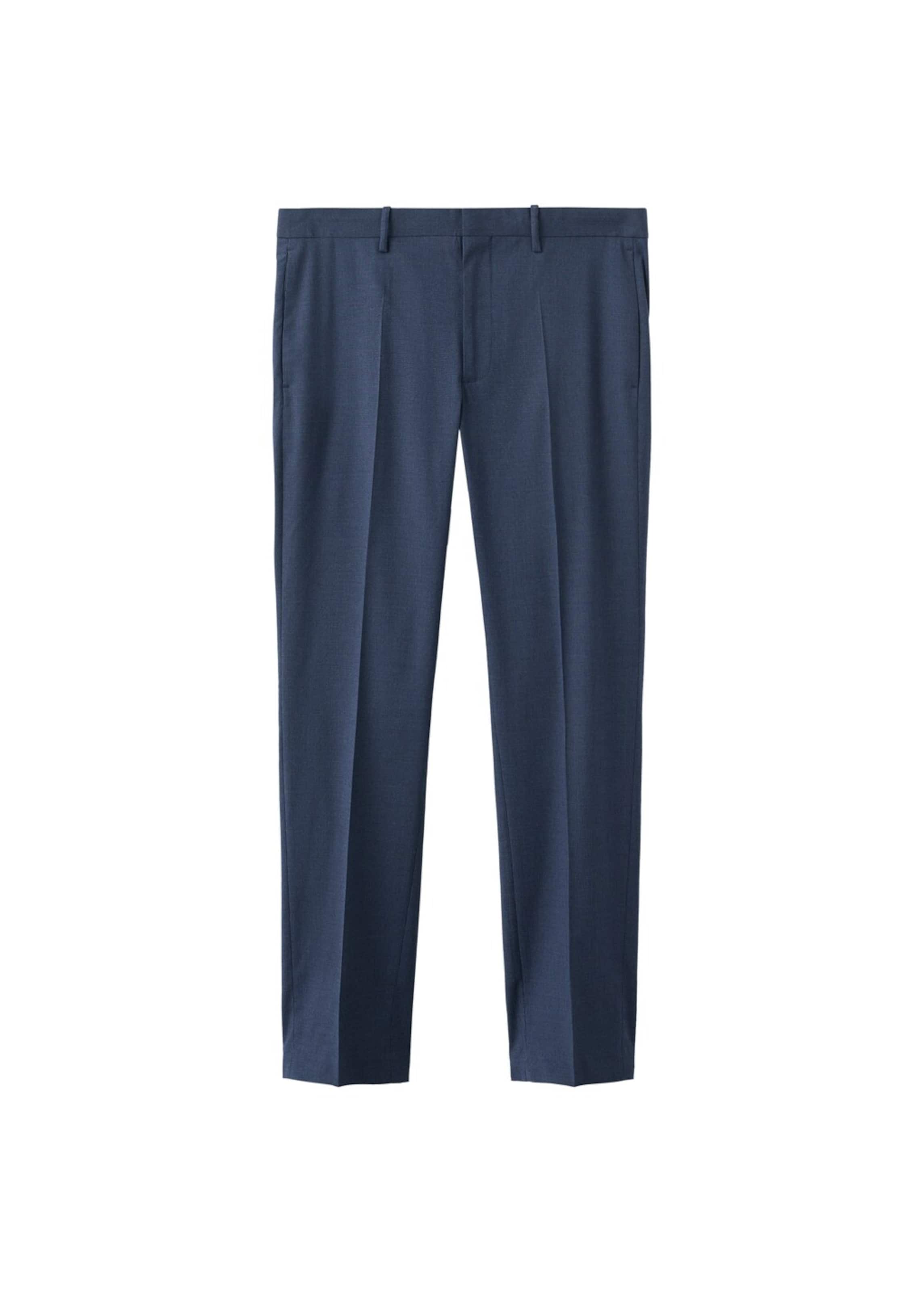 MANGO MAN Loosefit Hose 'Paris' in Blau: Vorderseite