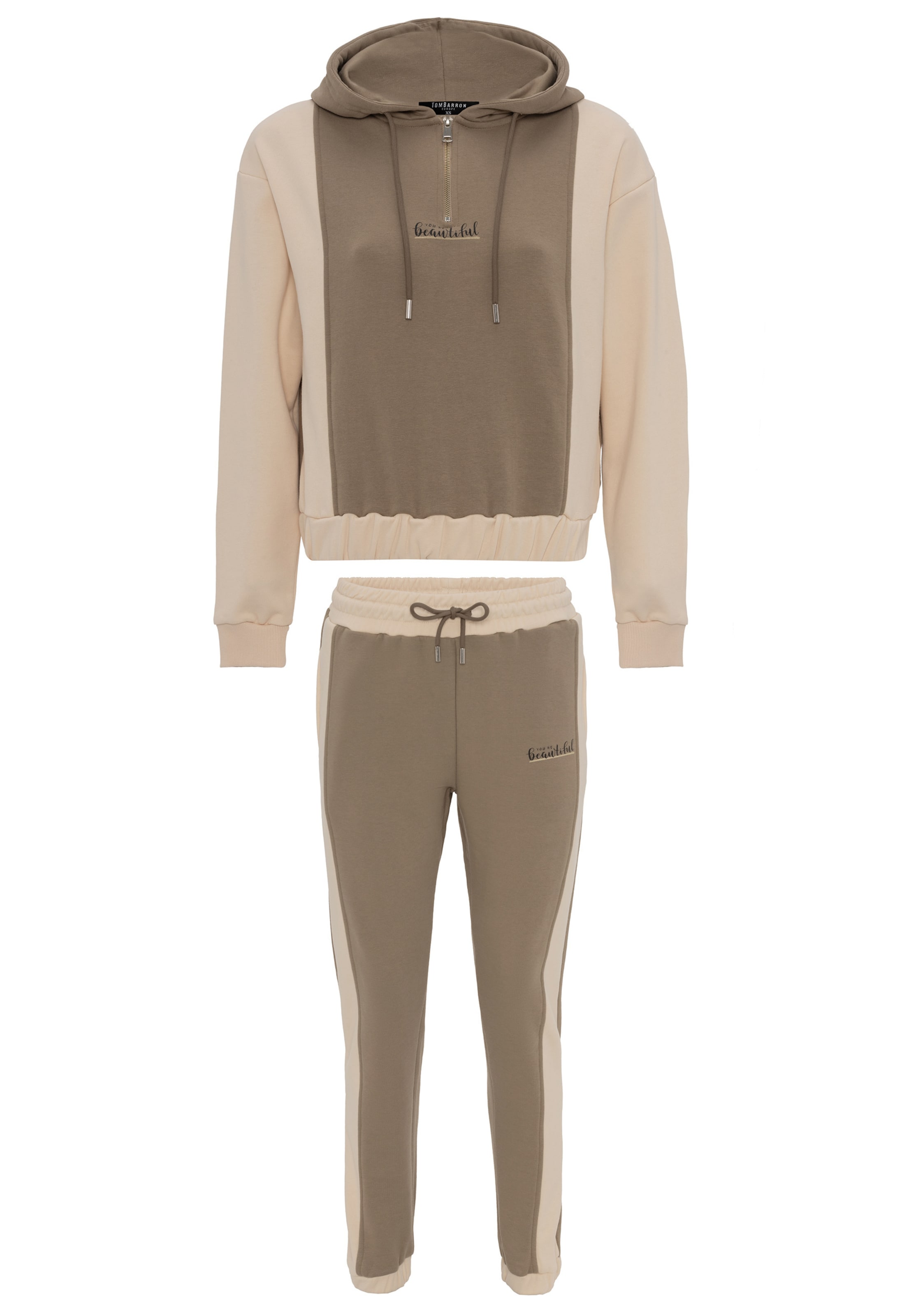 Tom Barron Jogginganzug in Mischfarben: Vorderseite