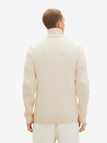 TOM TAILOR Pullover in Beige