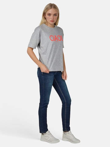 salzhaut Shirt 'LEEV-CIAO' in Grijs