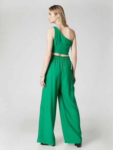 Guido Maria Kretschmer Women Wide leg Broek 'Kasumi' in Groen