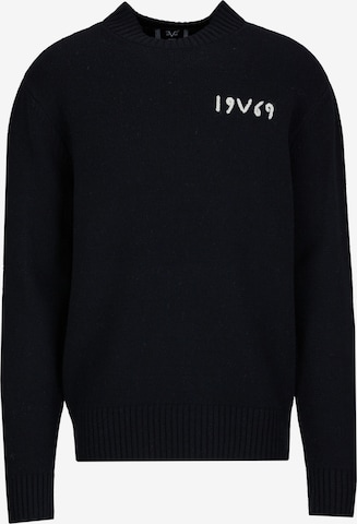 19V69 ITALIA Neulepaita 'Anteo' värissä sininen: etupuoli