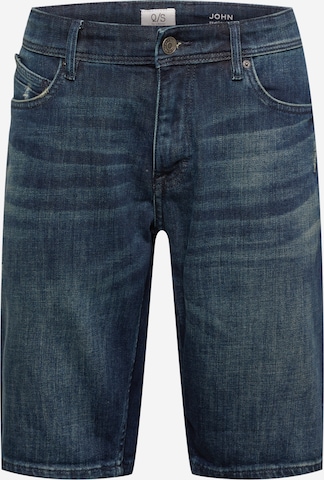 QS Regular Jeans 'John' in Blauw: voorkant