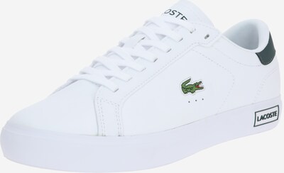 Sneaker low 'POWERCOURT' LACOSTE pe verde închis / alb, Vizualizare produs