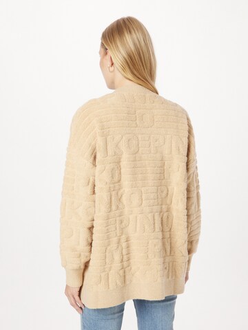 Cardigan 'DAINO' PINKO en beige