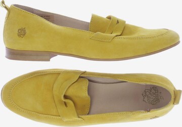 Apple of Eden Flats & Loafers in 37 in Yellow: front
