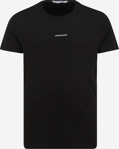 Calvin Klein Jeans Plus T-Shirt en noir / blanc, Vue avec produit