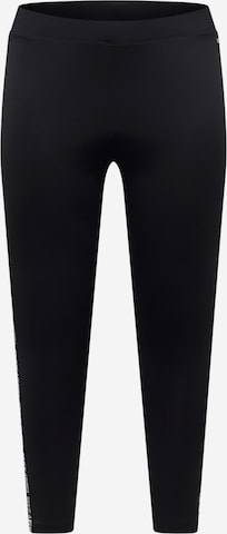 Tommy Jeans Curve Skinny Leggings in Black: front