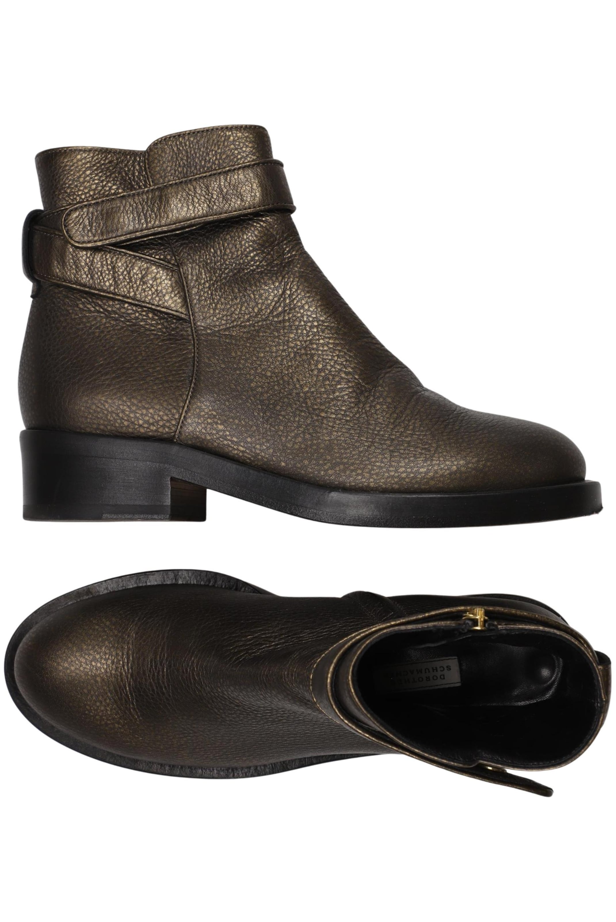 Dorothee Schumacher Dress Boots in 38 in Gold: front