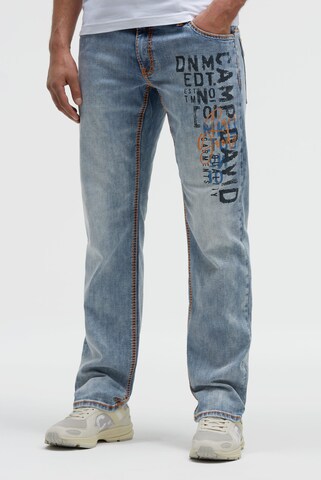 CAMP DAVID Regular Jeans in Blue: front