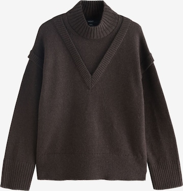 Next Свитер в Коричневый: спереди