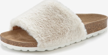 LASCANA Pantolette i beige: framsida