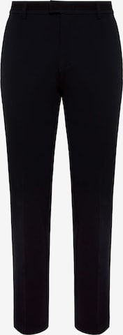 Boggi Milano Slim fit Chino trousers in Black: front