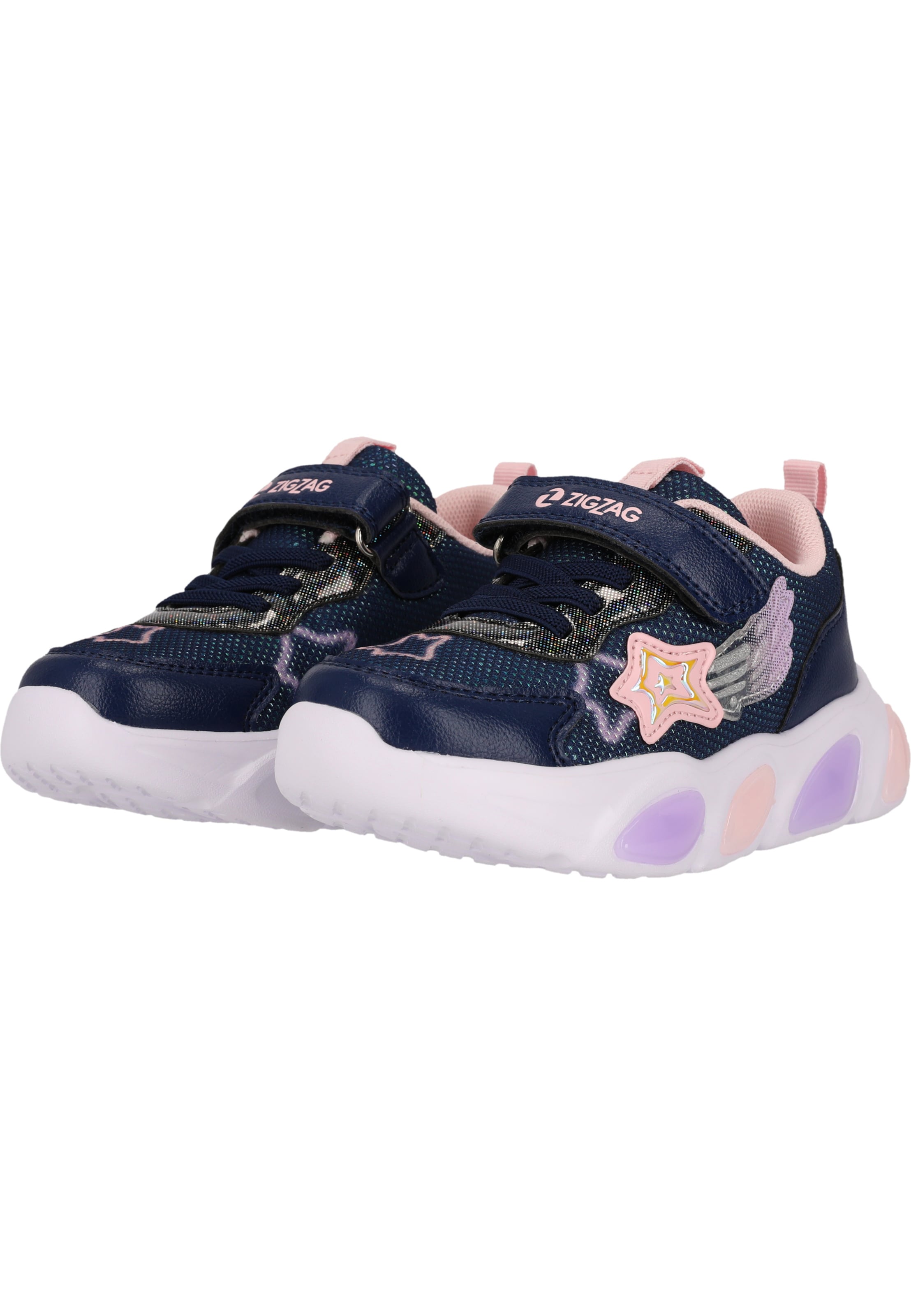 ZigZag Sneakers 'Fiora' in Blue