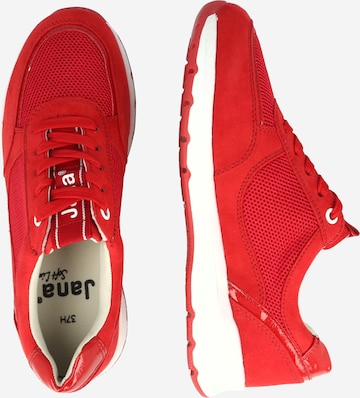 JANA Sneakers laag in Rood