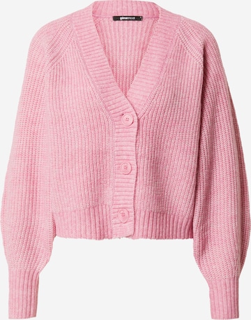 Gina Tricot Knit Cardigan 'Valarie' in Pink: front