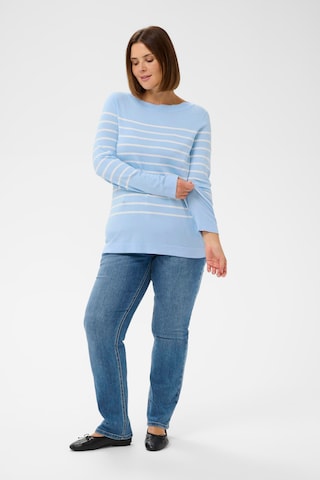 KAFFE CURVE Trui 'KCLizzy' in Blauw