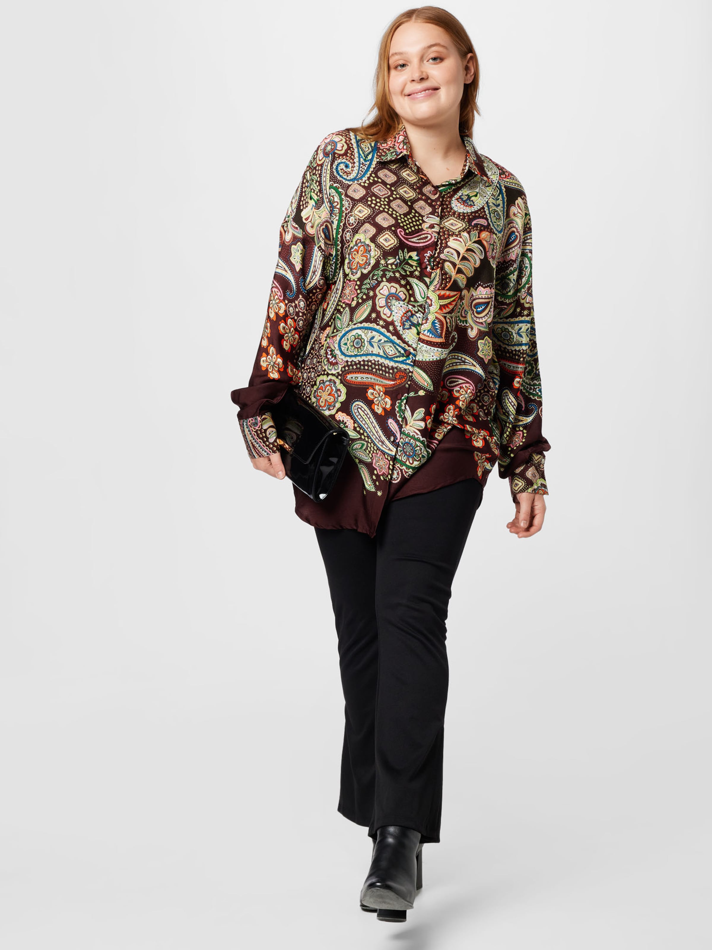 Frauen Große Größen Nasty Gal Plus Bluse in Schoko - CE76731 Frauen Große Größen Nasty Gal Plus Bluse in Schoko - CE76731