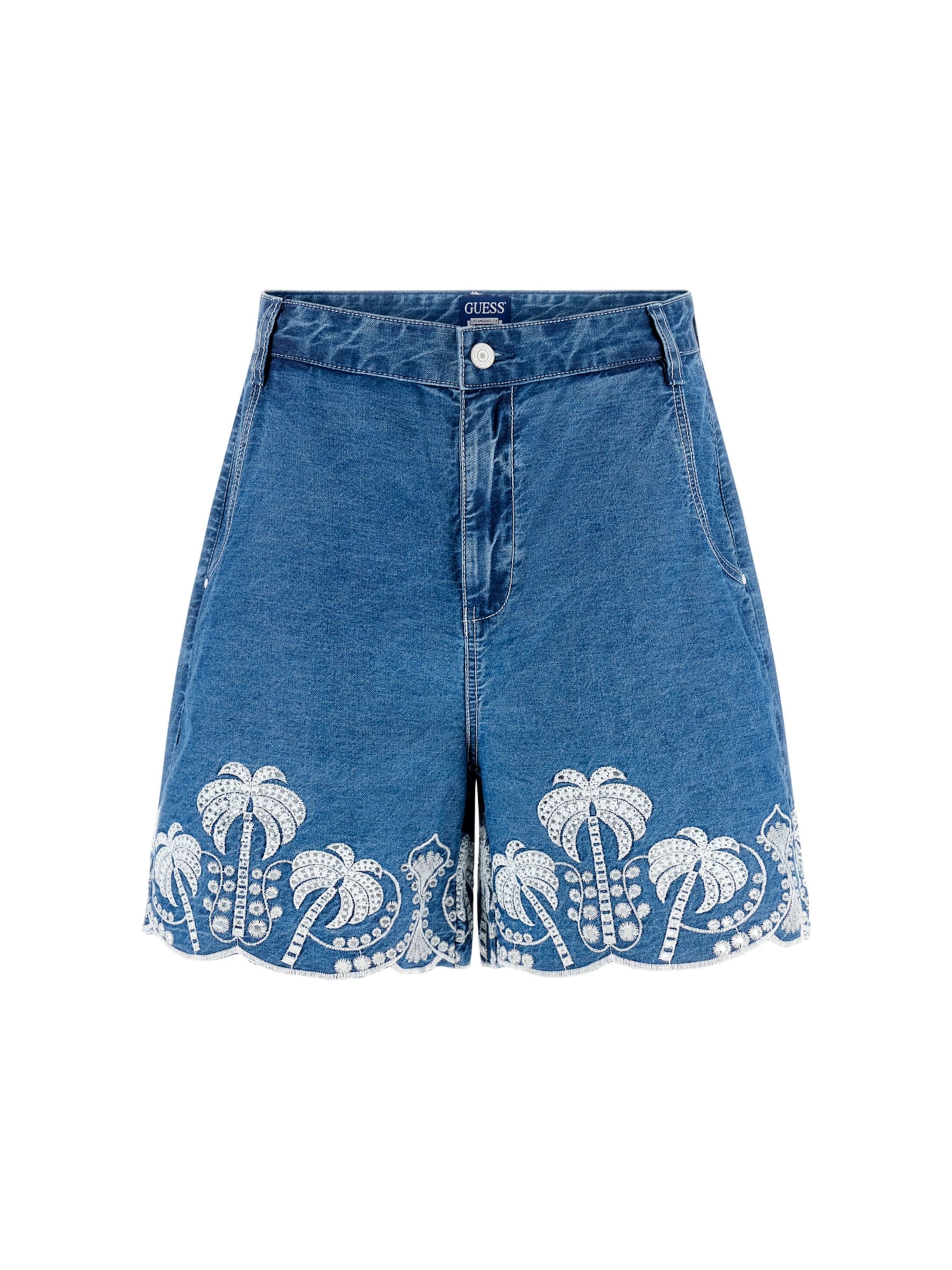 Regular Jean 'PILAR' GUESS en bleu : devant