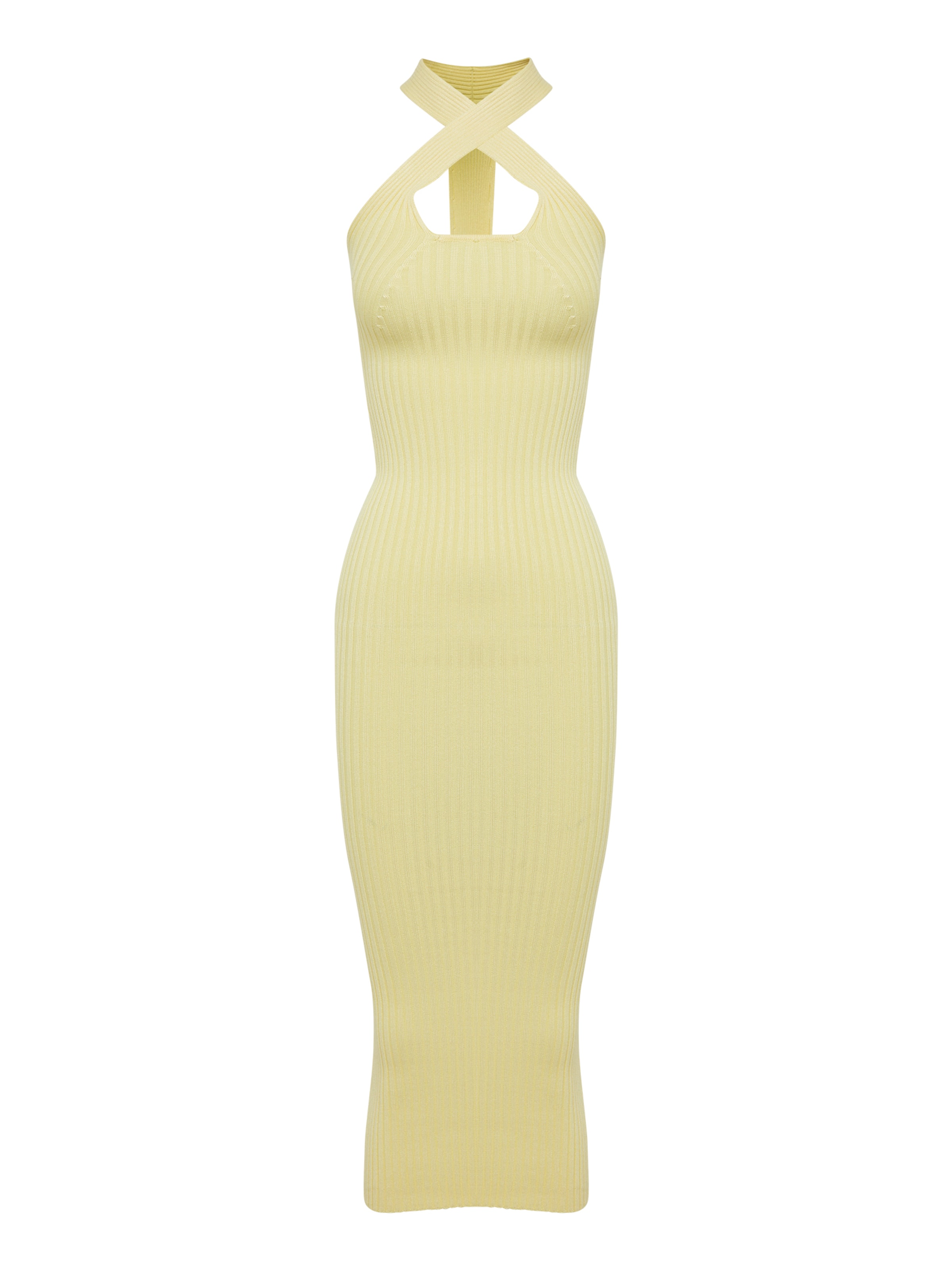 Sável Klänning 'LULU' i gul: framsida