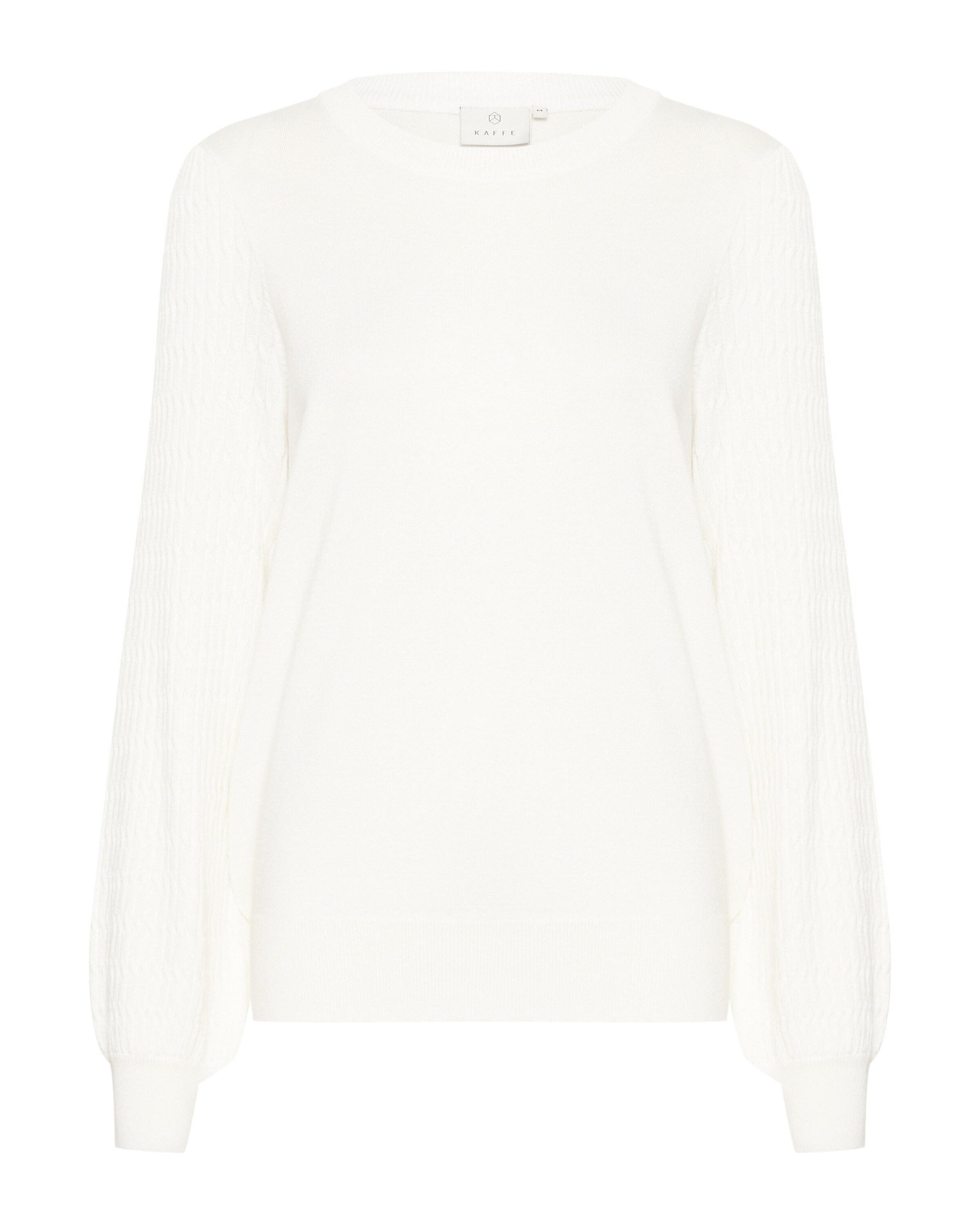 Kaffe Trui &#x27;Nanna&#x27; in Wit: voorkant