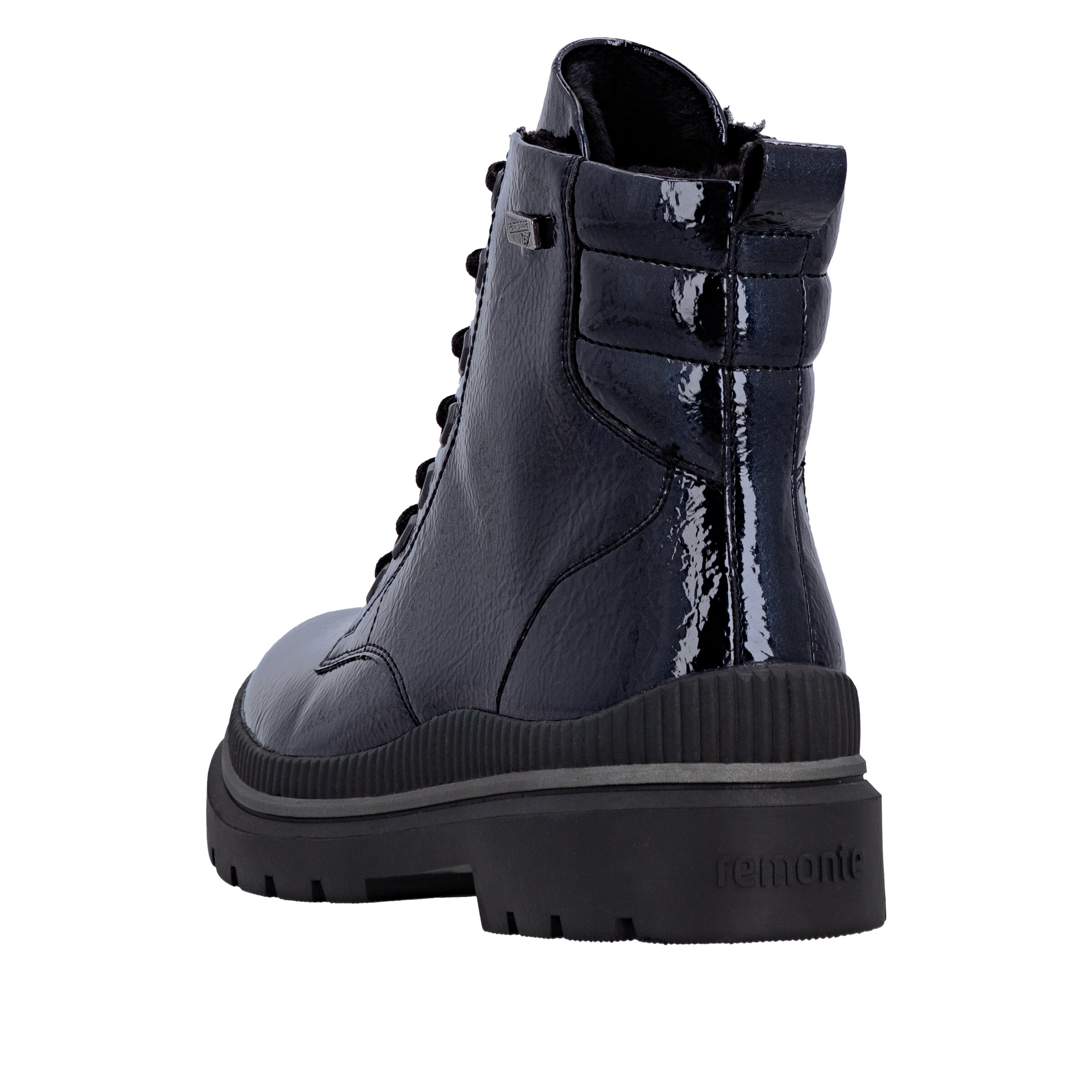 REMONTE Lace-Up Ankle Boots in Blue