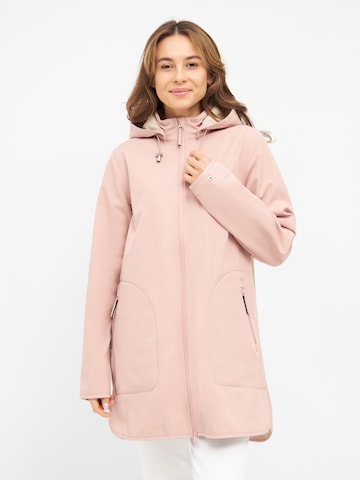 Manteau fonctionnel 'Rain' ILSE JACOBSEN en rose : devant