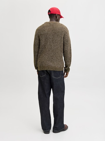 JACK & JONES Sweater in Brown