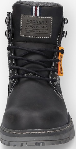 Boots stringati di Dockers by Gerli in nero
