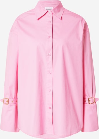 Hoermanseder x About You Blouse 'Cleo' in Pink: front