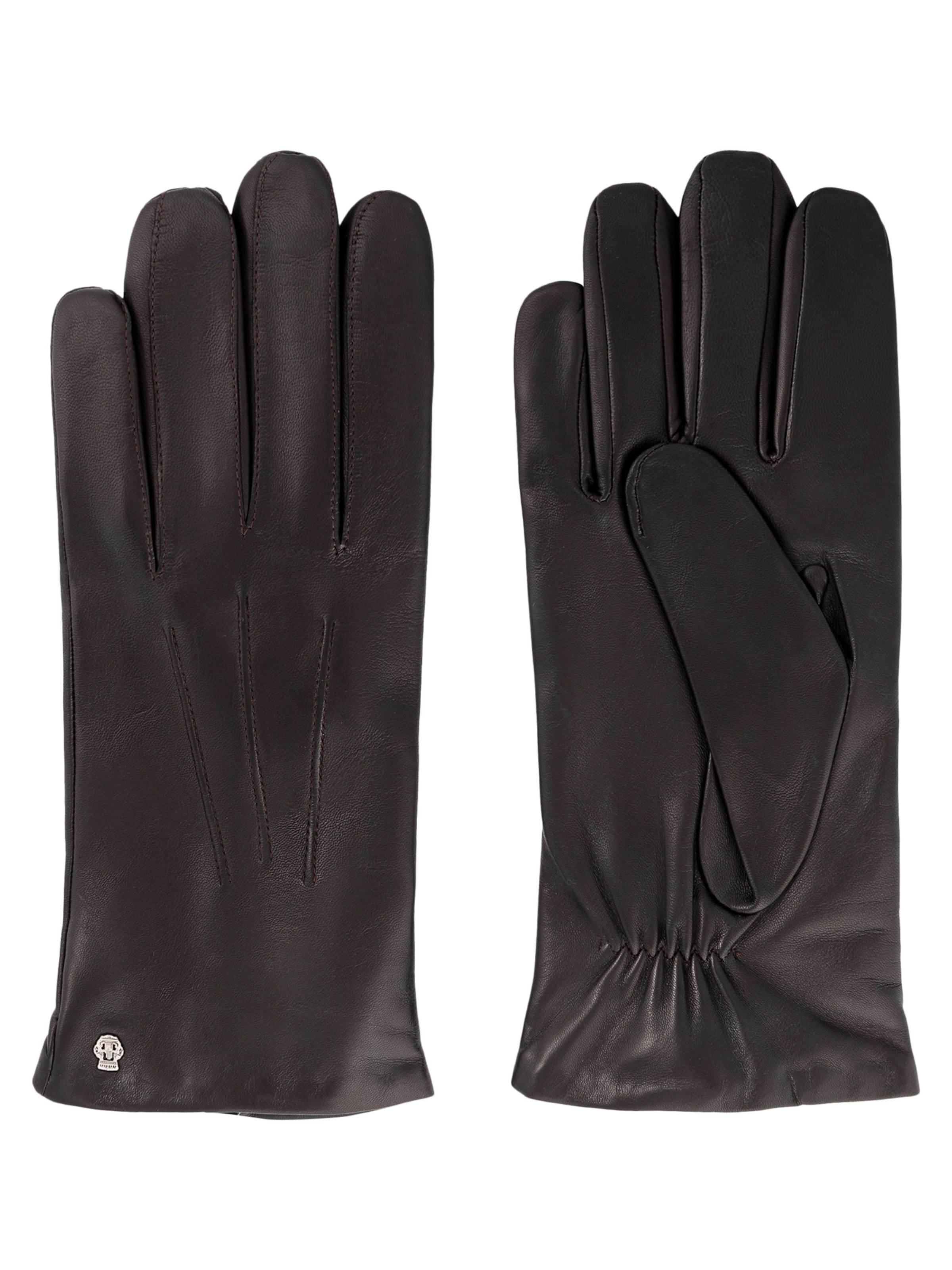 Roeckl Lederhandschuhe 'DOVER' in Braun: Vorderseite