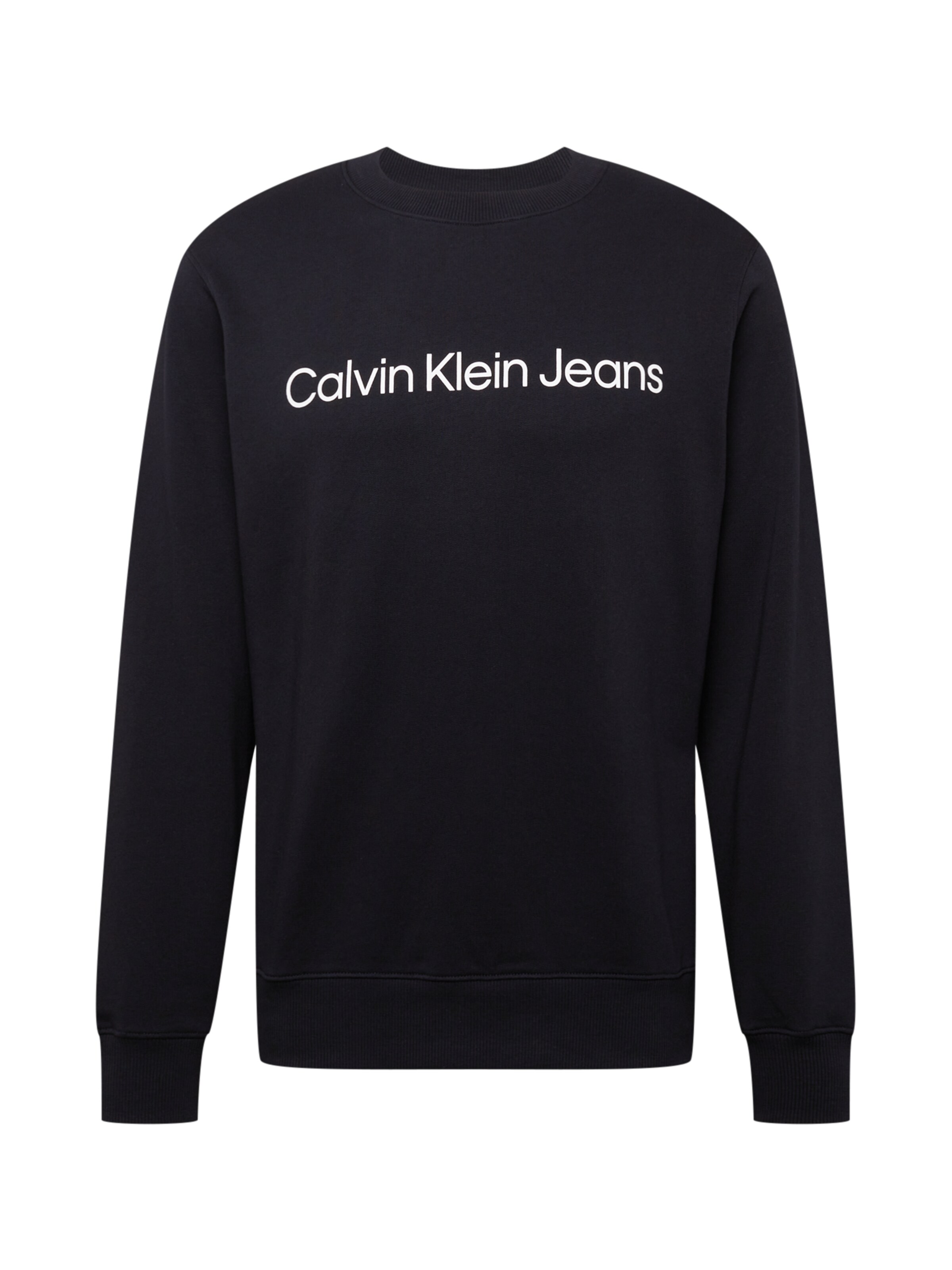Calvin Klein Jeans Collegepaita värissä musta: etupuoli