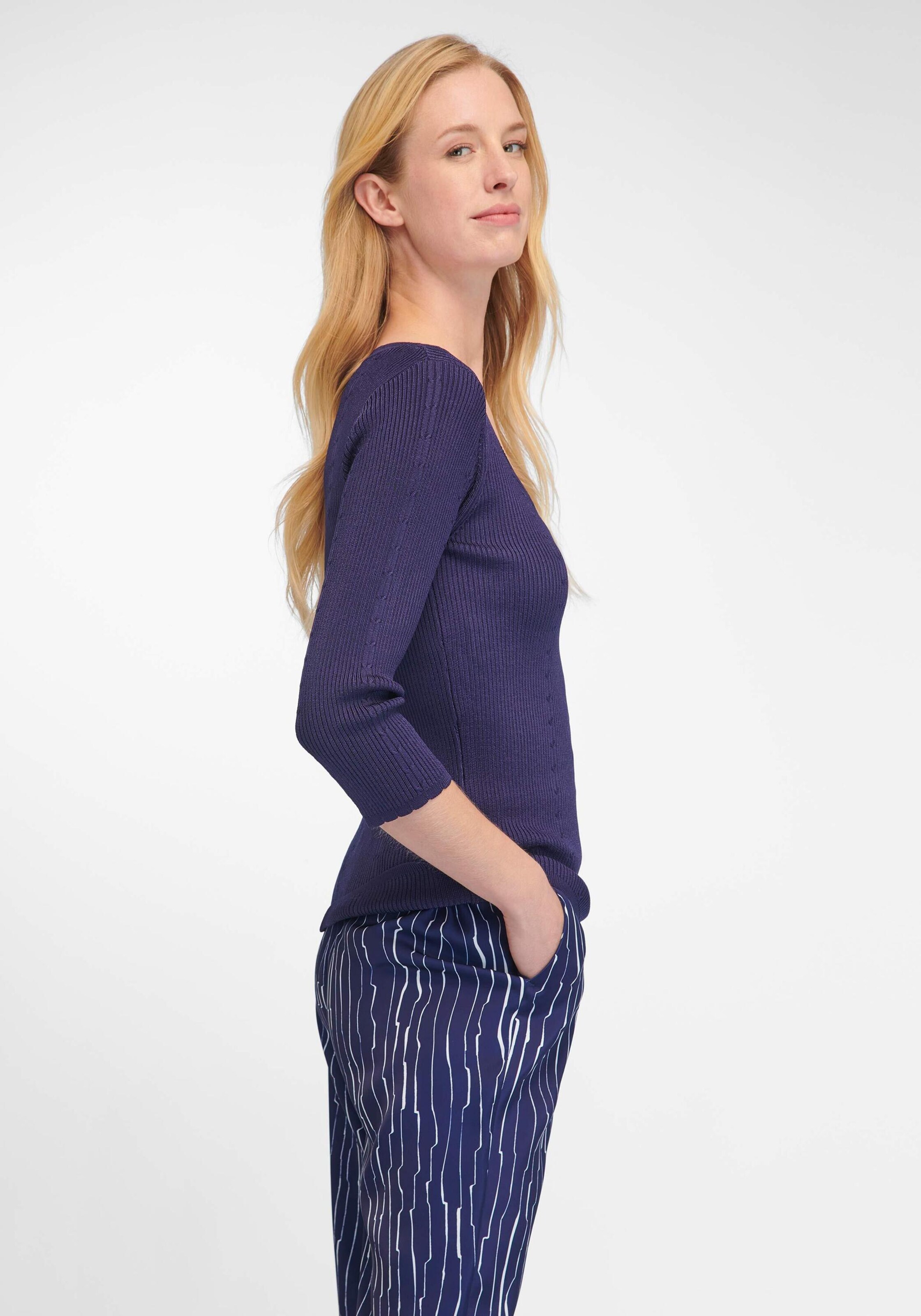 Frauen Uta Raasch Top 100 Uta Raasch Pullover in Marine - KG23026 Frauen Uta Raasch Top 100 Uta Raasch Pullover in Marine - KG23026