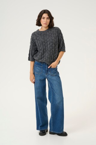 Kaffe Pullover in Grau