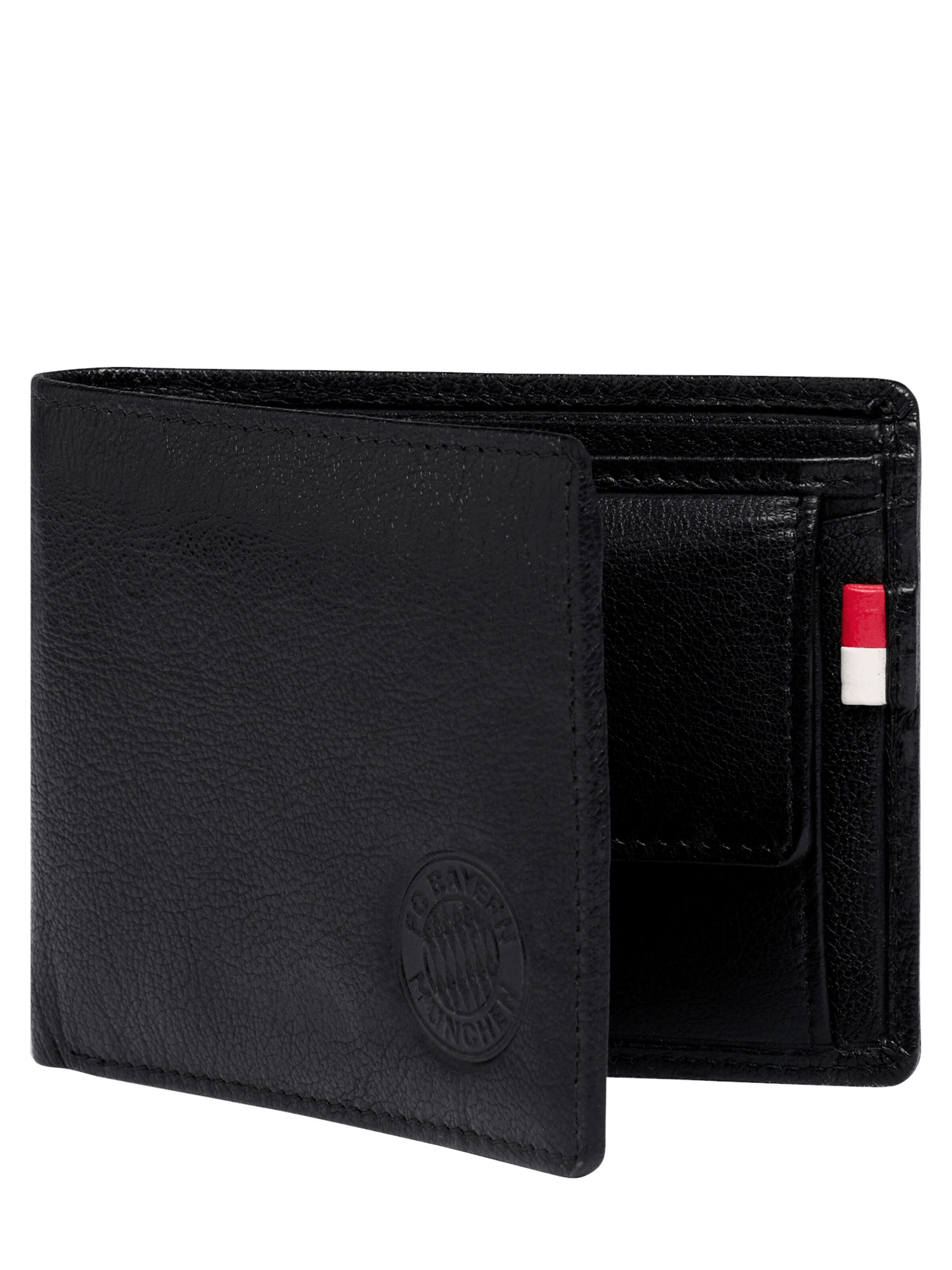 FC BAYERN MÜNCHEN Portemonnaie in Schwarz: Vorderseite