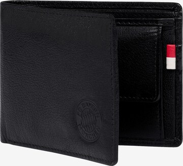 FC BAYERN MÜNCHEN Wallet in Black: front